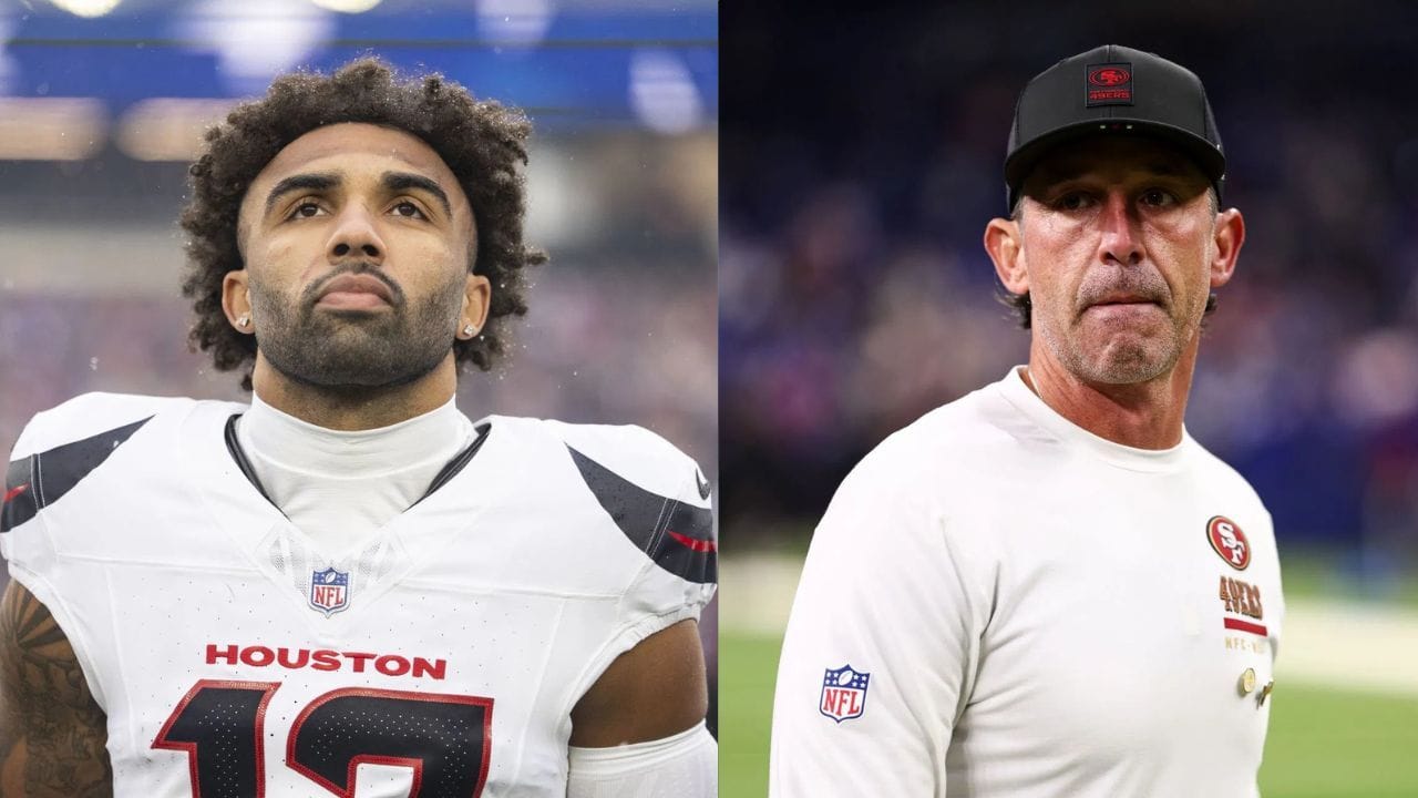 Kyle Shanhan and 49ers sign Christian Kirk on one-year deal (Source: Getty)