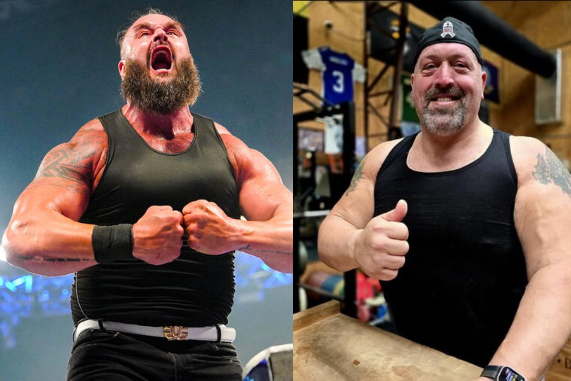 Braun Strowman sends a message to AEW star Paul Wight following drastic body transformation