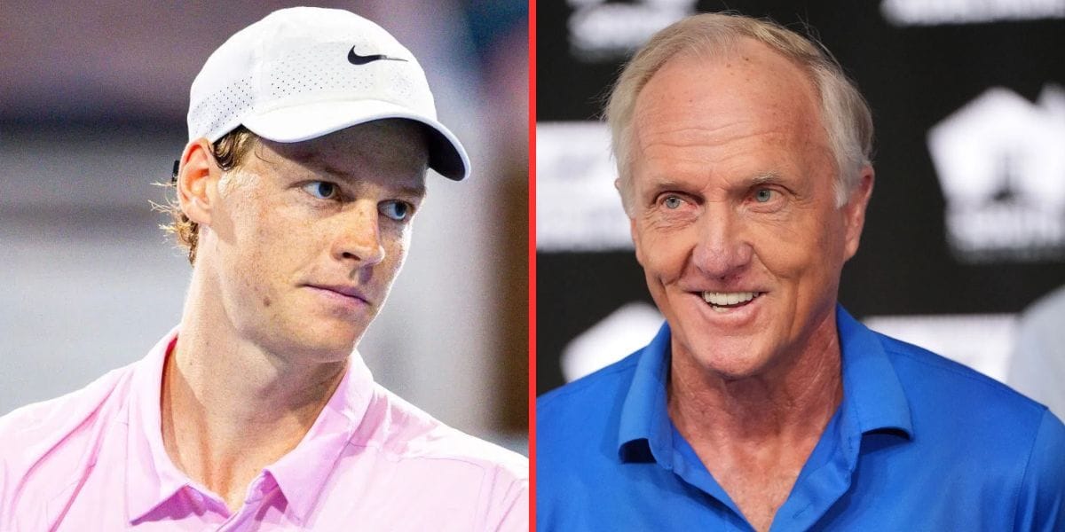 PICTURES: Chris Evert's ex-husband Greg Norman & Jannik Sinner's surprise meet ahead of Miami Open final