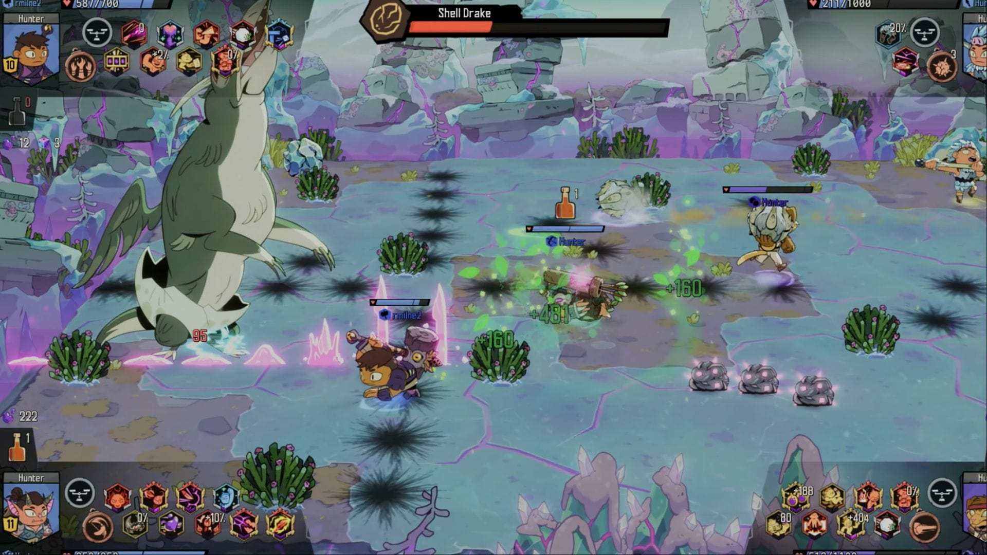 As shown at the Indie World Showcase, the hand-drawn visuals also pop during each moment of action (Image via Klei Entertainment)