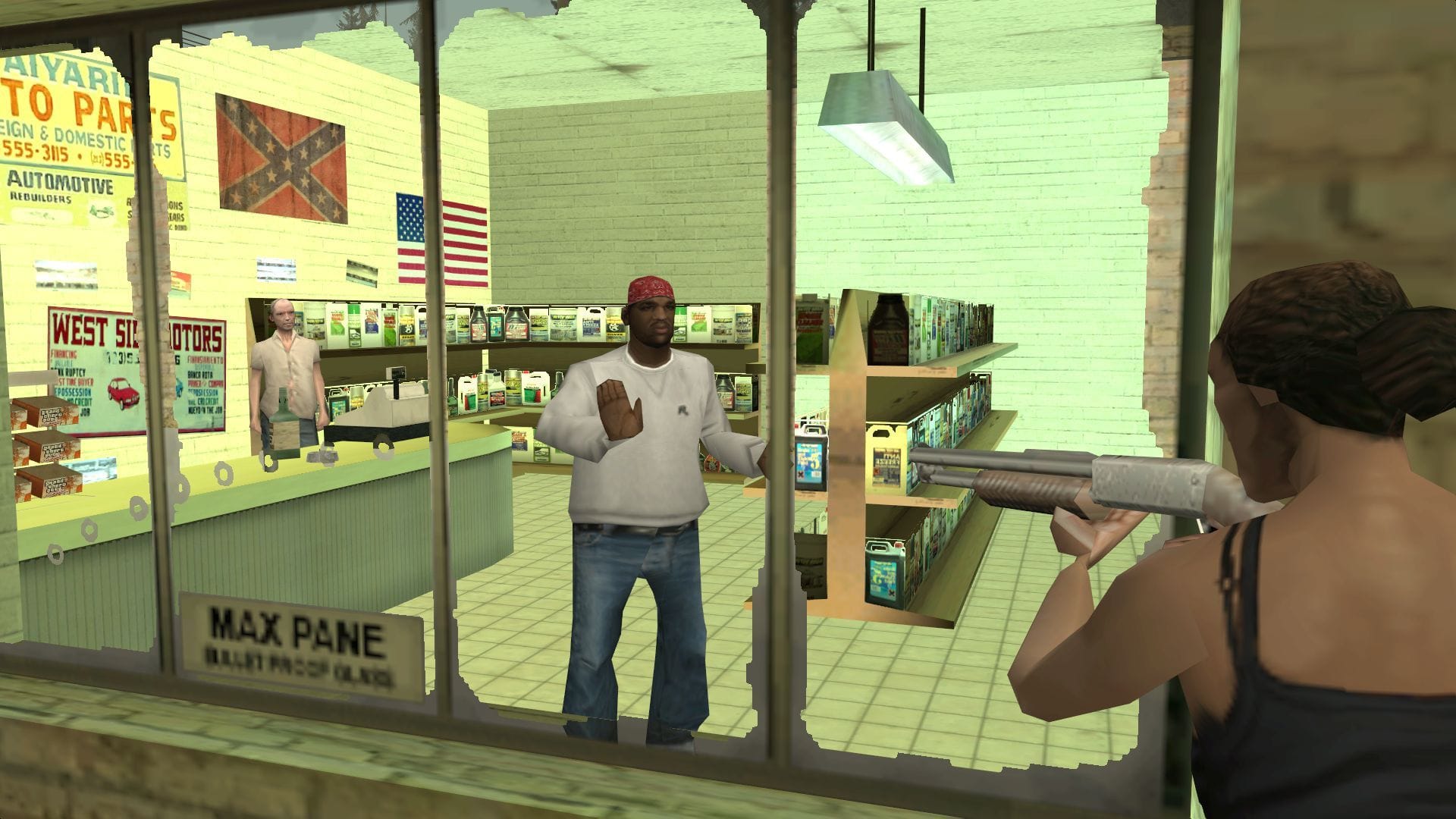 Max Payne reference in San Andreas (Image via Rockstar Games || GTA Wiki)