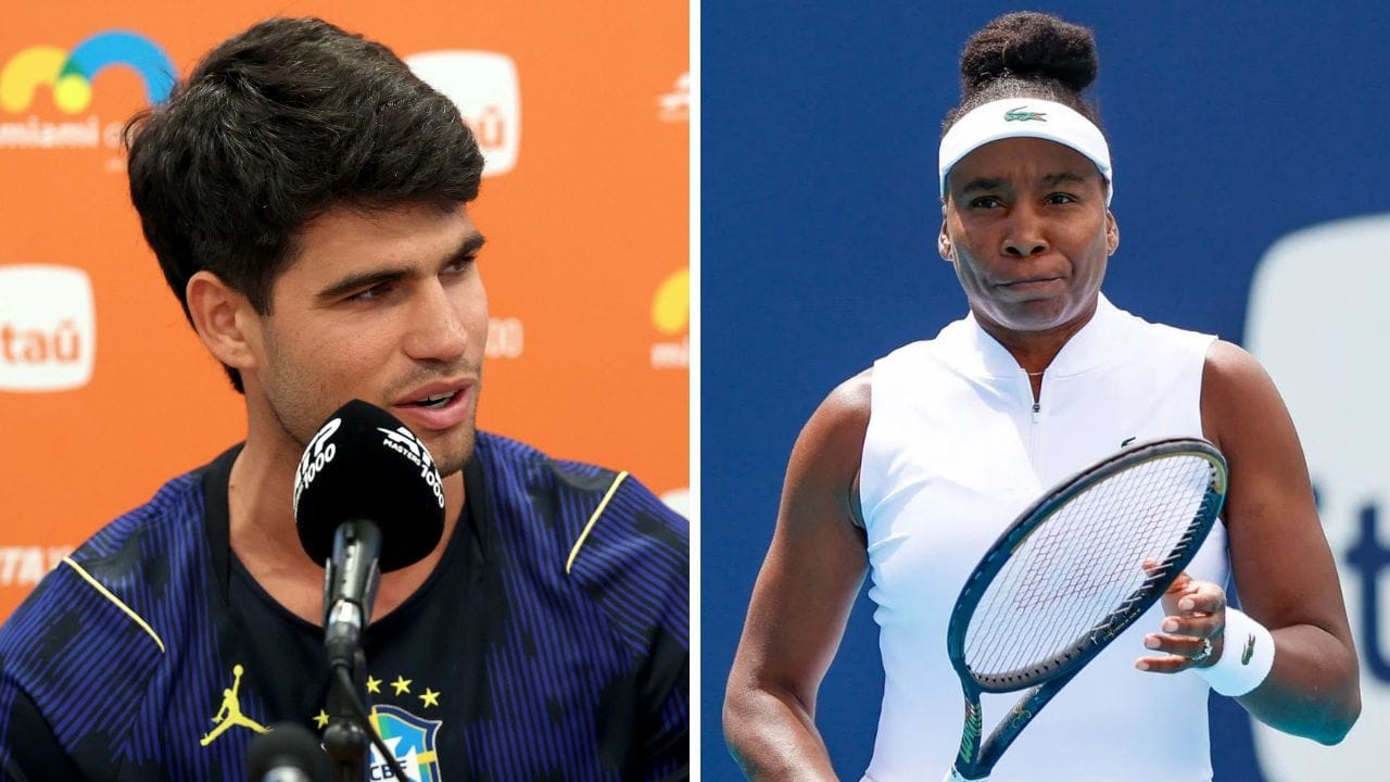 Carlos Alcaraz defends Venus Williams as American faces brutal wildcard criticism after Miami Open failure