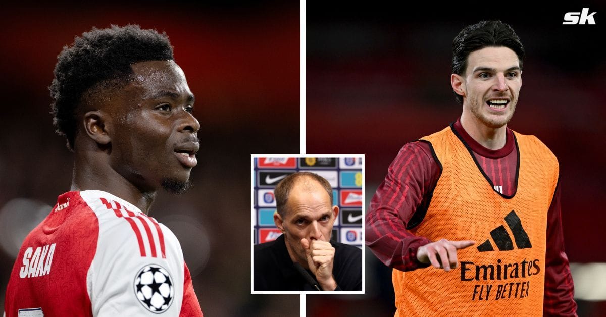 “It made absolutely no sense” - Tuchel makes feelings clear about Arsenal duo Rice and Saka withdrawing from England squad