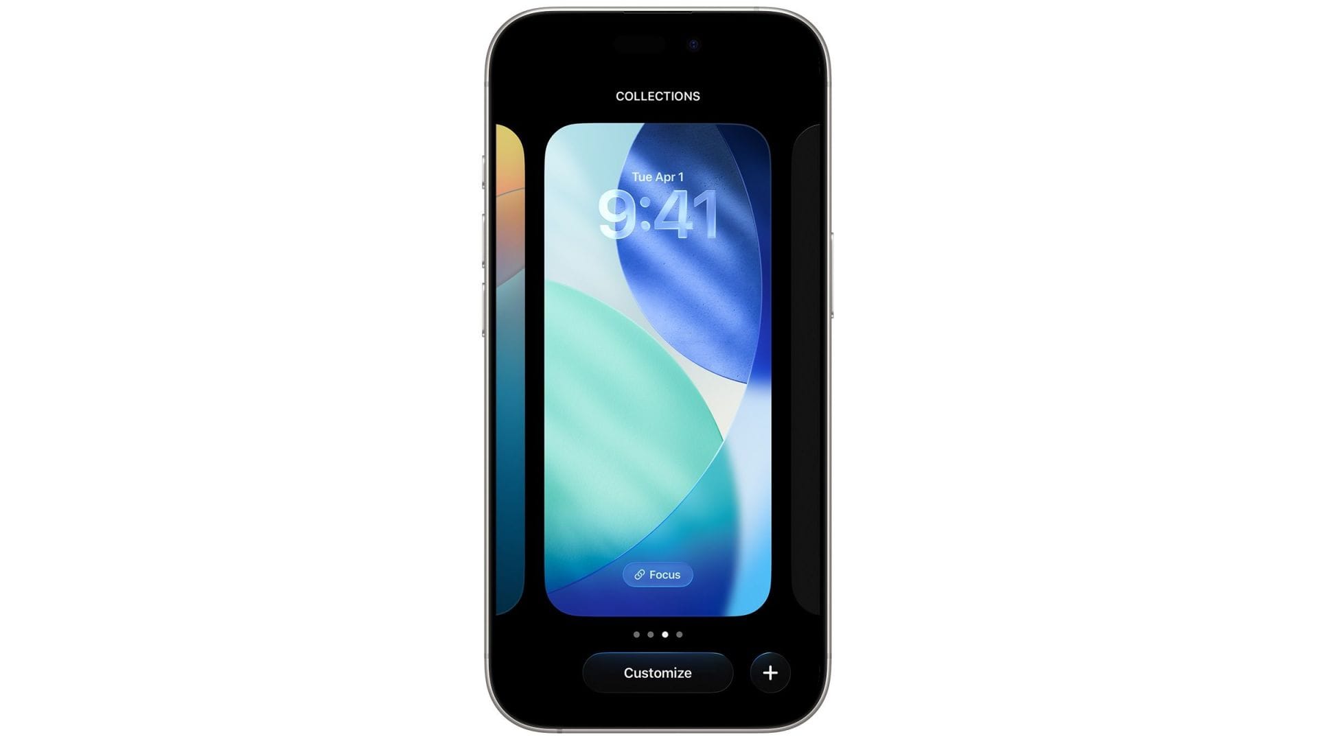 Changing wallpapers in the Settings app (Image via Apple)