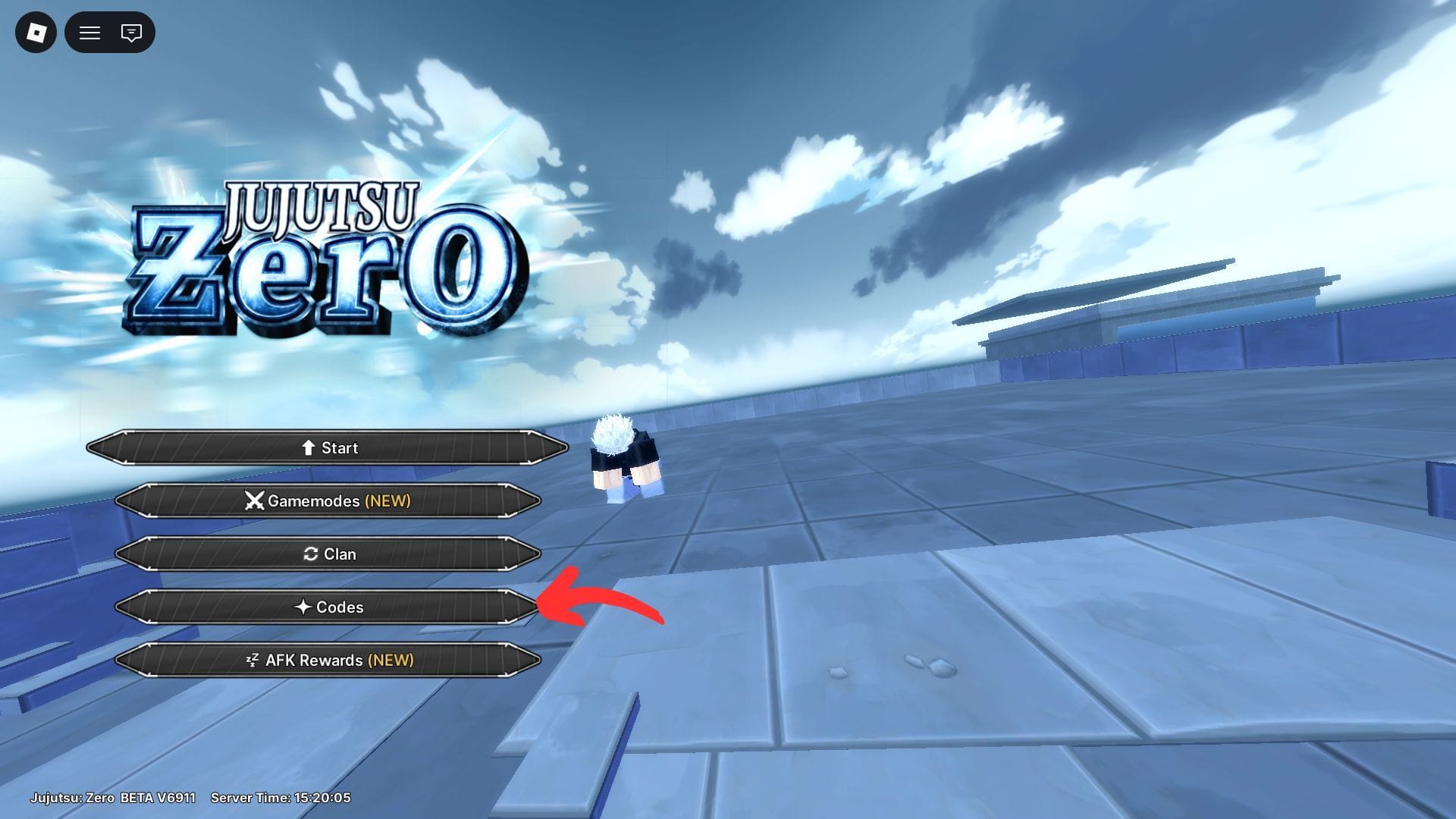 How to redeem codes in Jujutsu Zero (Image via Roblox || Sportskeeda)