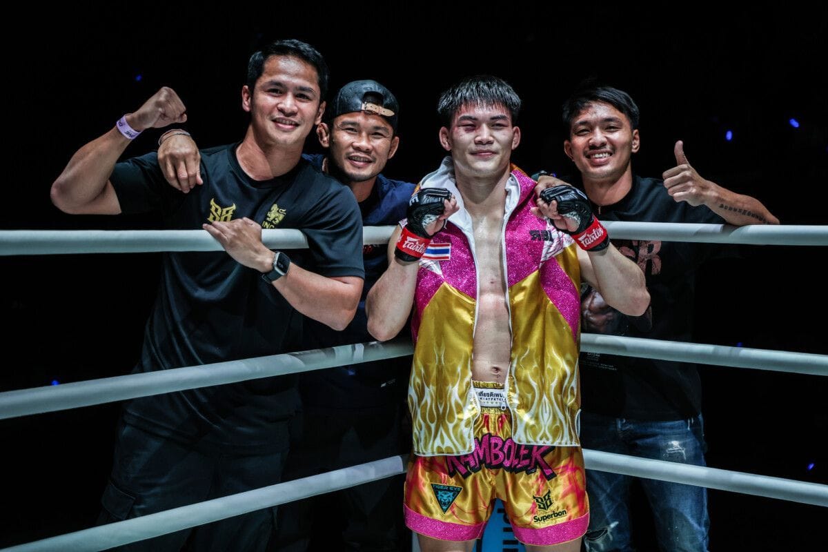 "I'm very happy for him" - Nong-O Hama praises teammate Rambolek after bantamweight Muay Thai world title win