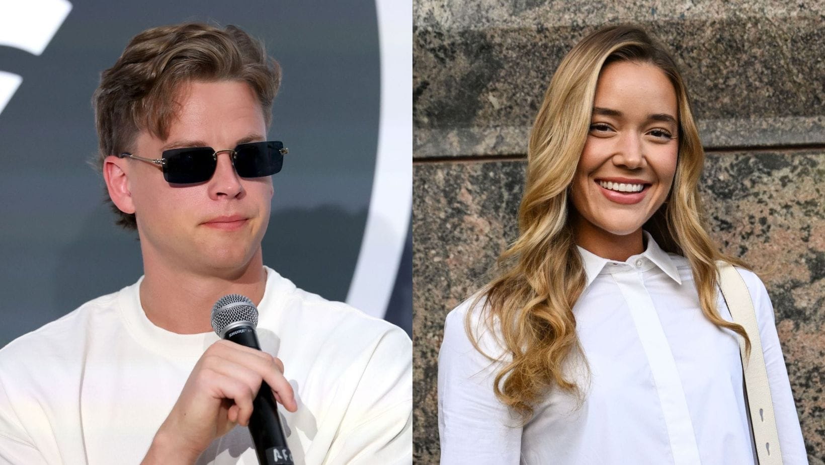 Joe Burrow and Olivia Ponton attend Tom Brady