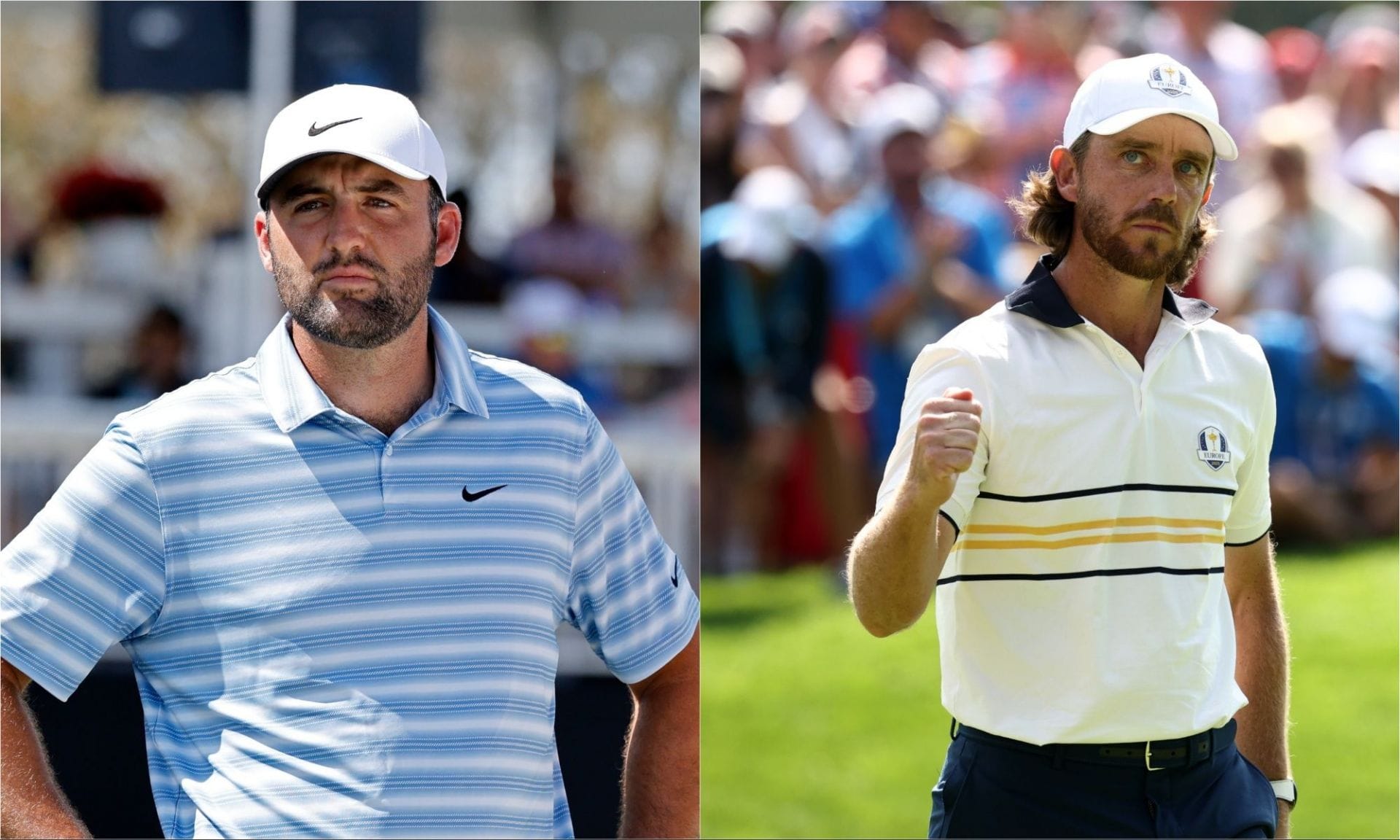 Scottie Scheffler with Tommy Fleetwood