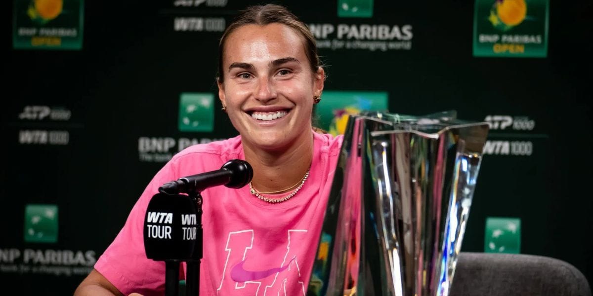 "That's why I'm never in good shape" - Aryna Sabalenka reveals guilt-free party plans full of alcohol & calories after Indian Wells win