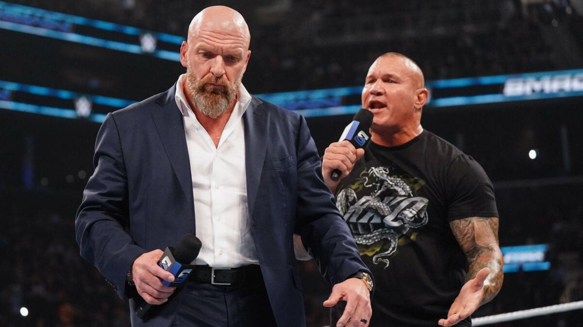 WWE RAW star tries not to 'geek out' with constant Triple H and Randy Orton interactions