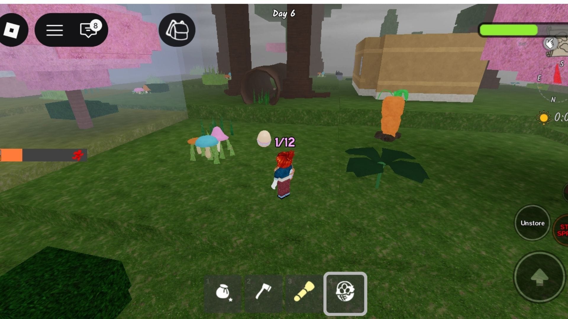 Chasing a Badic Egg (Image via Roblox)
