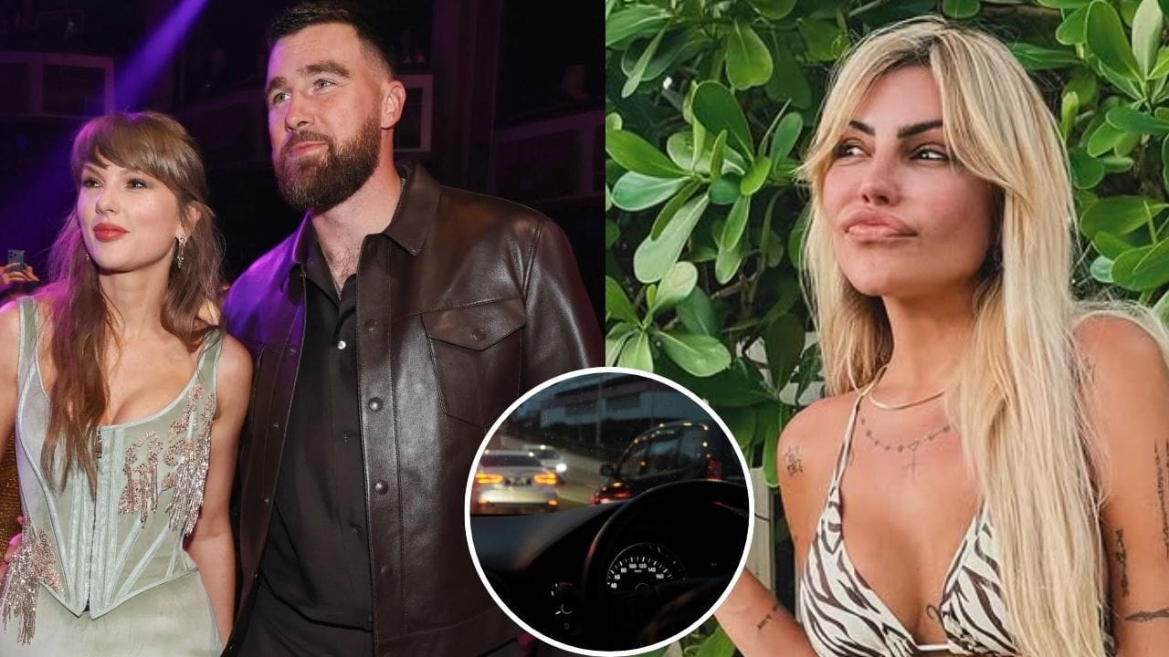 [PICS] Travis Kelce's fiancée Taylor Swift faces tense moment with Brazilian influencer while exiting night club