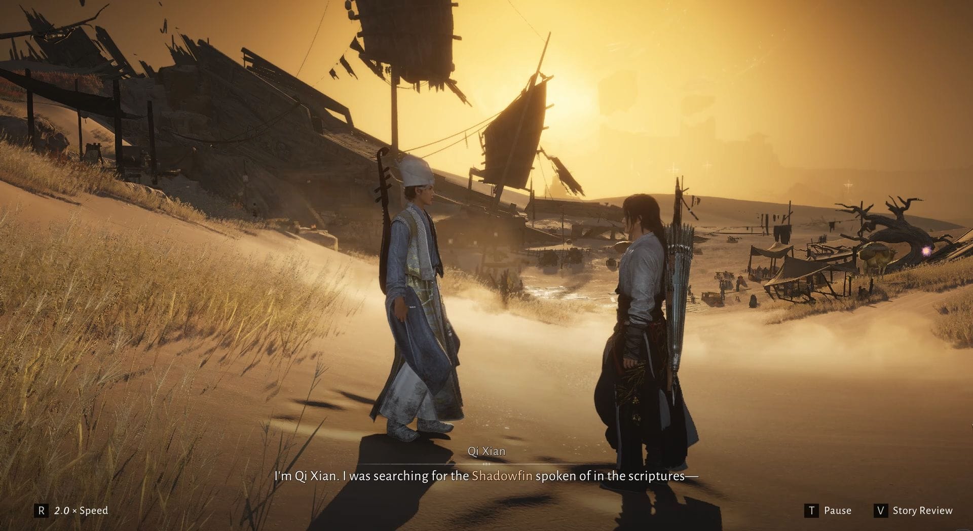 Speak with Qi Xian (Image via NetEase)