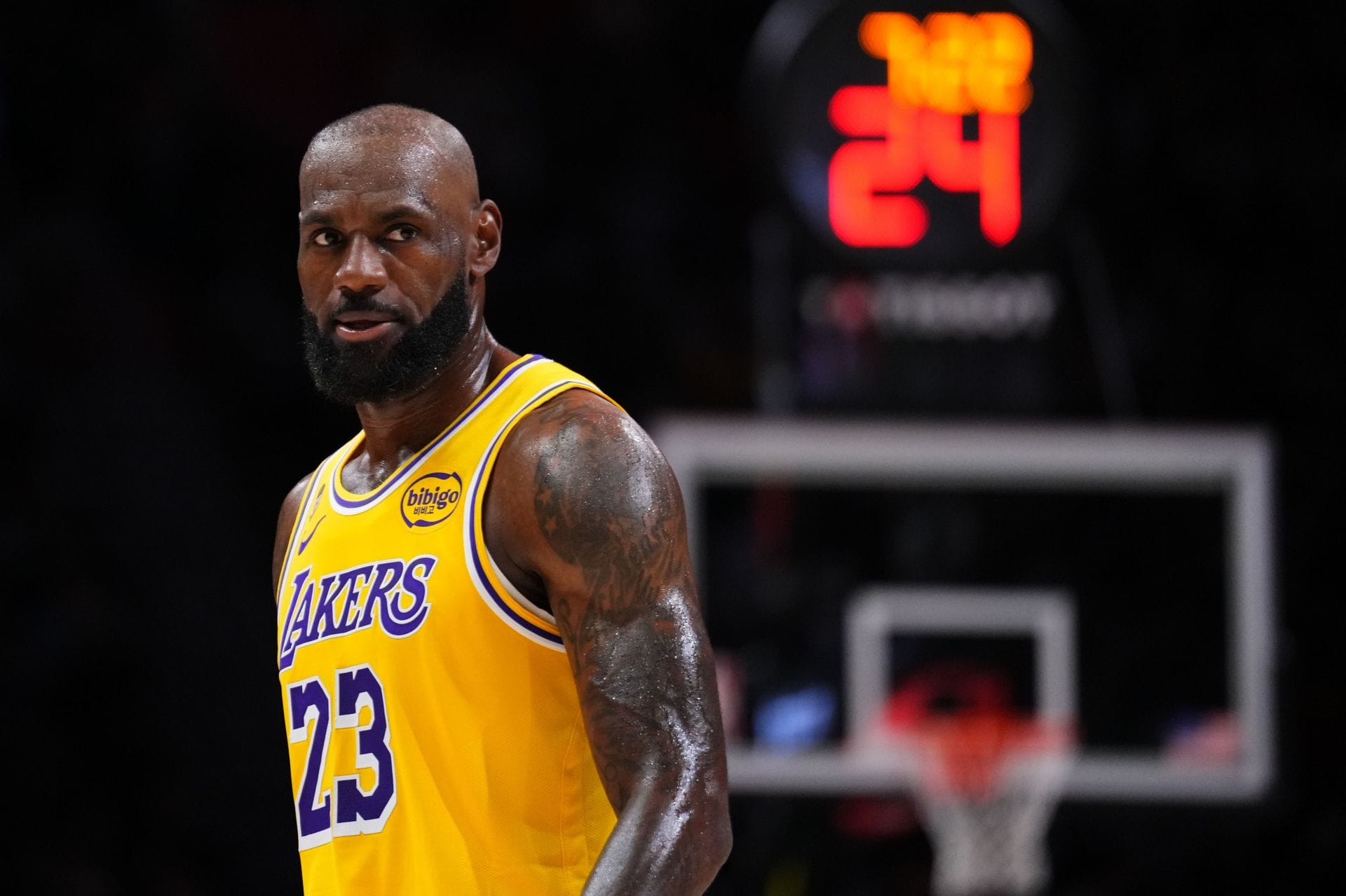 WATCH: LeBron James encounters an alligator on the golf course