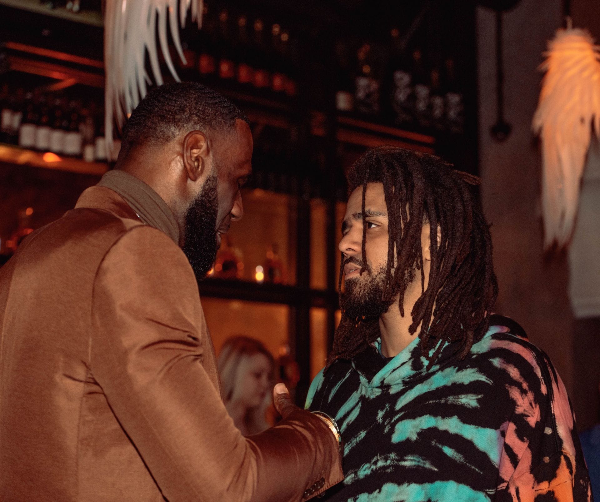 "The most performative NBA player ever" - Fans react to seeing LeBron James walking with J. Cole's 'The Fall-Off' vinyl 