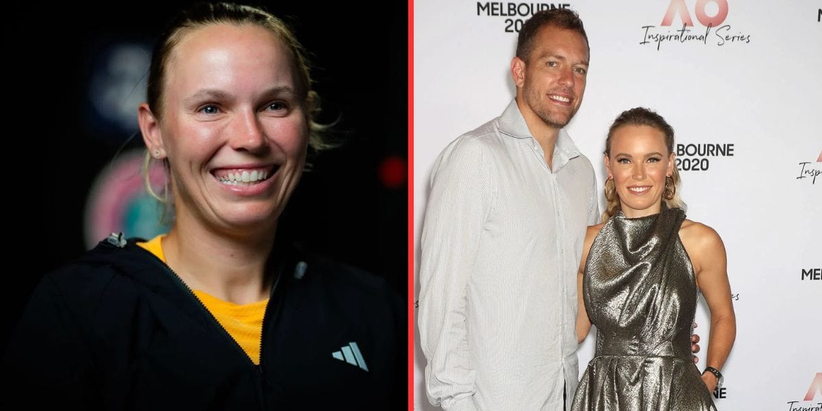 Caroline Wozniacki sizzles in red bikini as husband David Lee and WTA stars leave flirty reactions