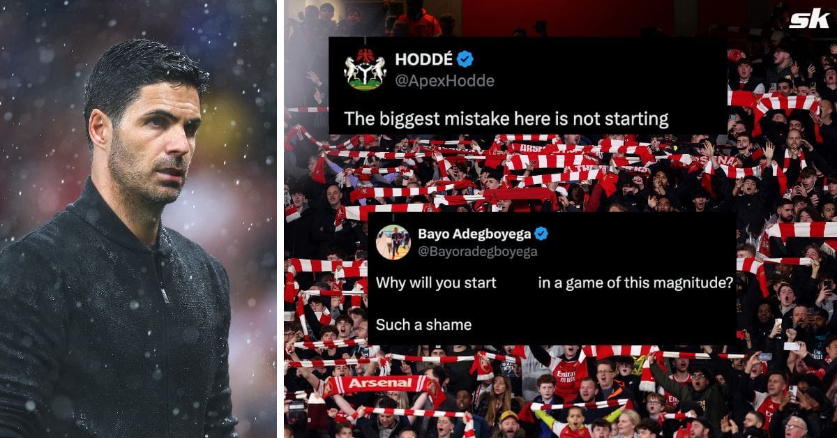 “Such a shame”, “The biggest mistake” - Arsenal fans furious with Mikel Arteta deciding to start 31-year-old star in Carabao Cup final