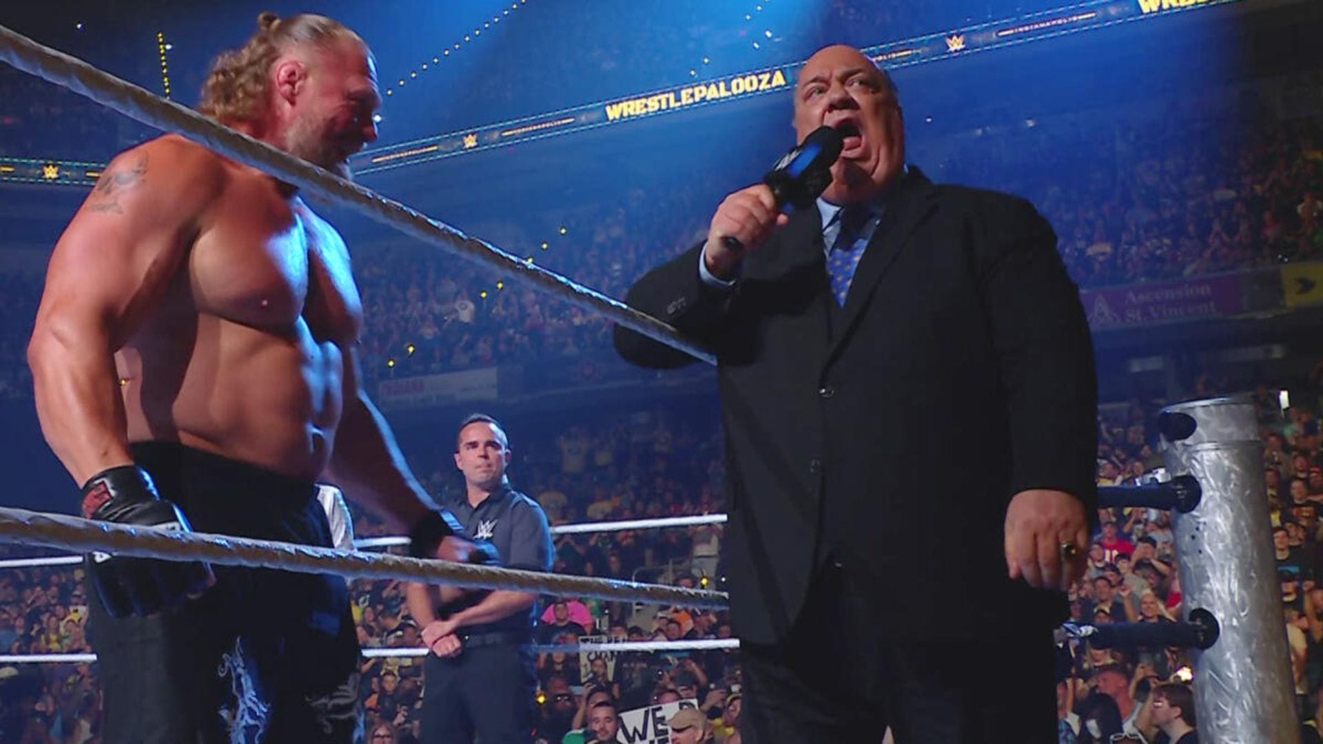 WWE News & Rumor Roundup - 7-foot-1 Giant willing to face Brock Lesnar; Paul Heyman recalls OG Bloodline incident; current star sends a message to TKO