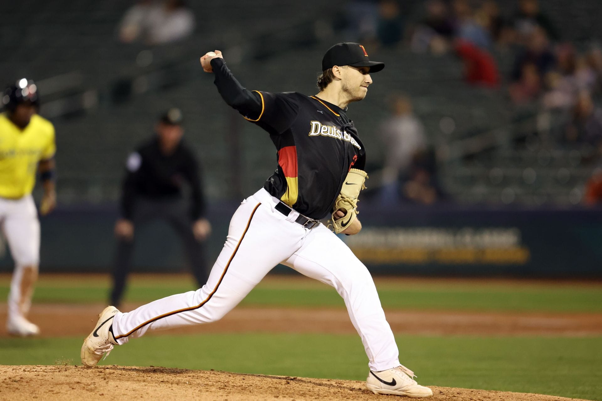 Jaden Agassi at the 2025 World Baseball Classic Qualifiers - Tucson. (Source: Getty)