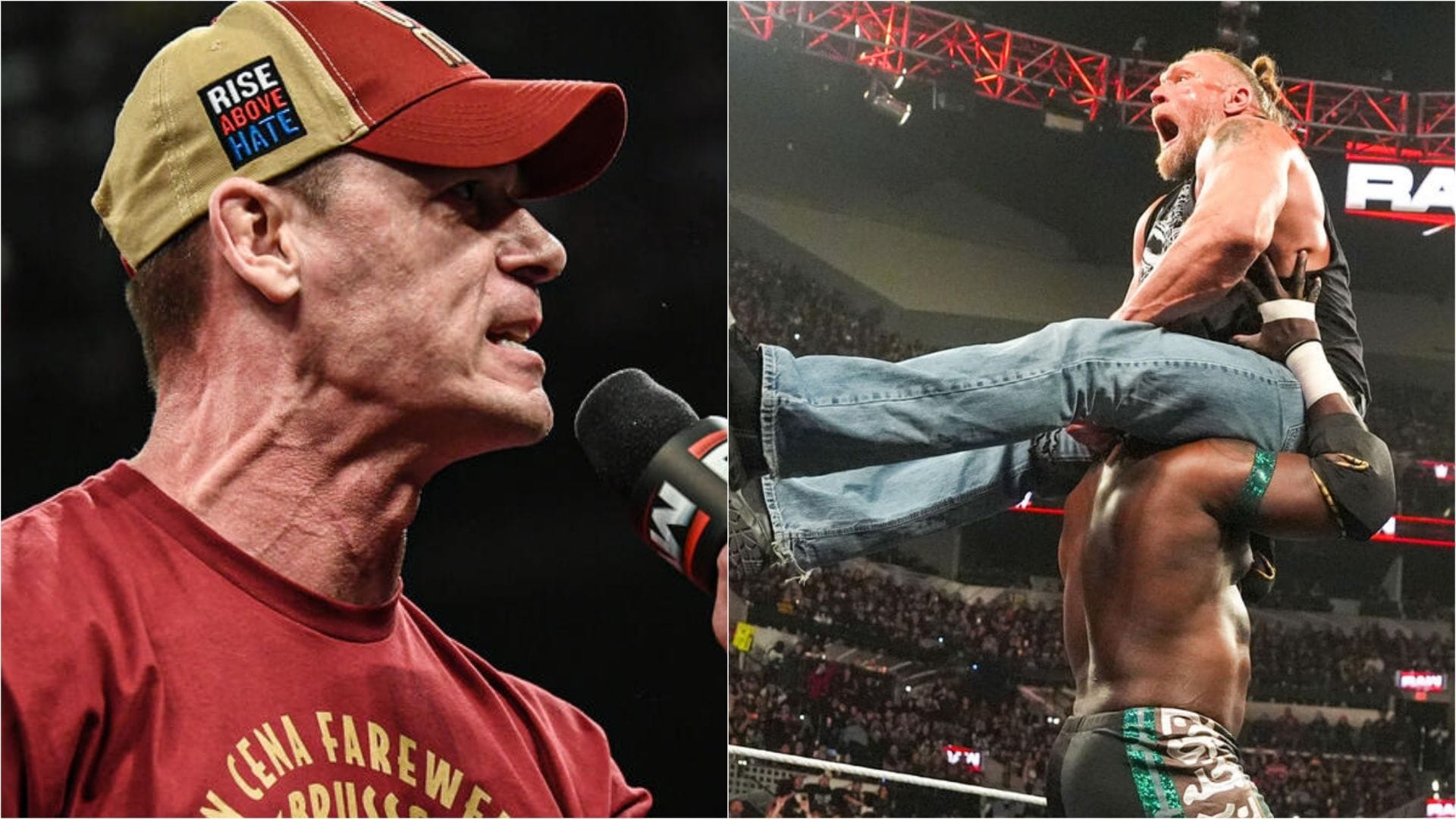 WWE legend John Cena comments on recent Brock Lesnar incident