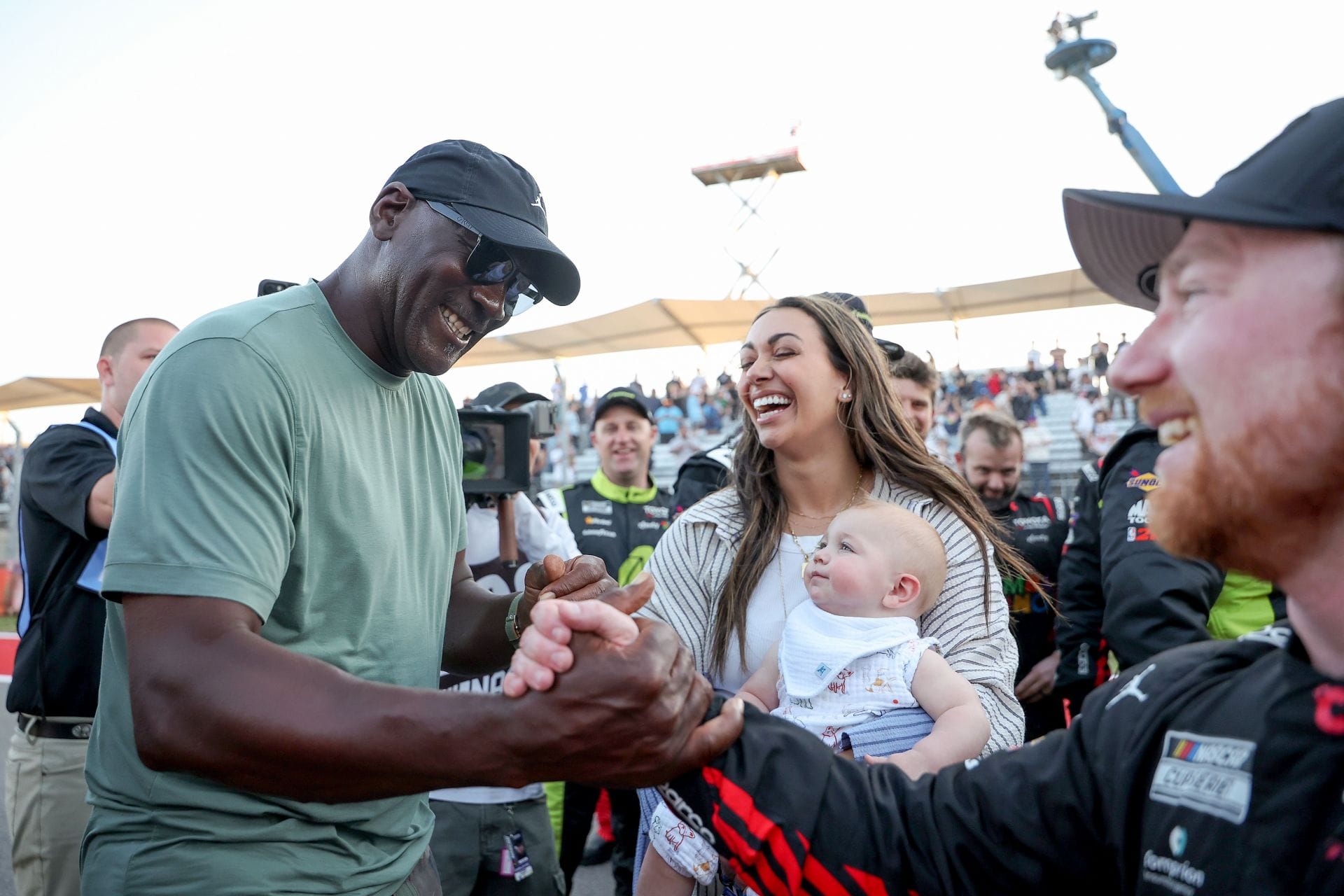 “Stayed far away from that kid”: Fans react to Michael Jordan’s COTA celebration with Tyler Reddick’s son following Daytona 500 backlash