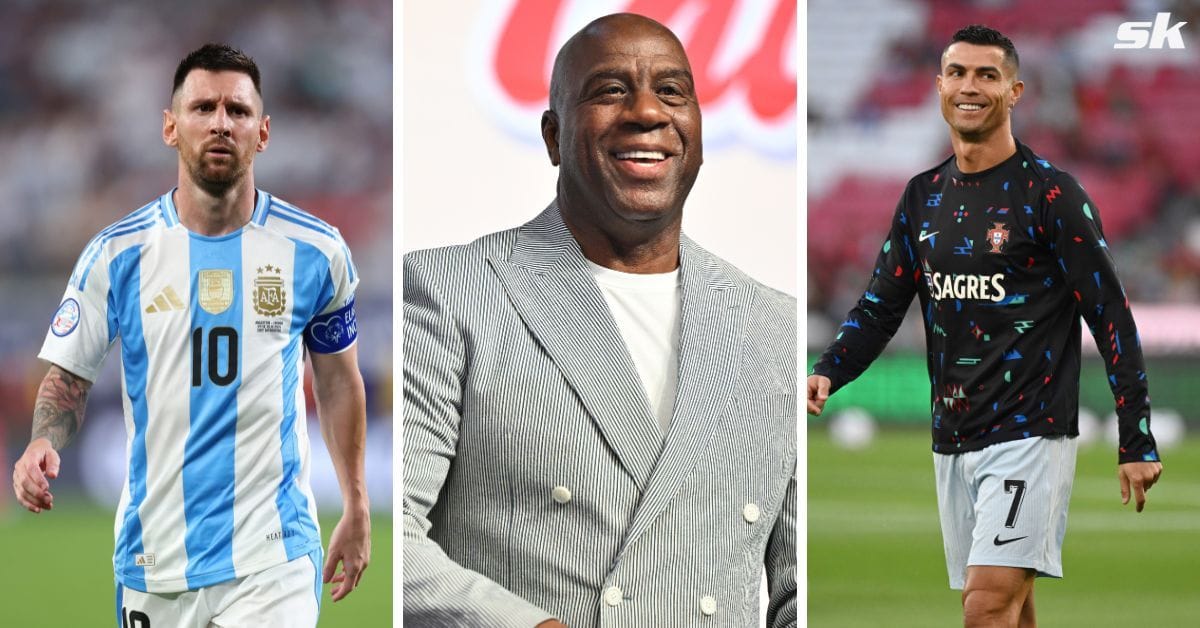 Lakers legend Magic Johnson explains how Cristiano Ronaldo and Lionel Messi gave him 'one of the greatest moments' of his life