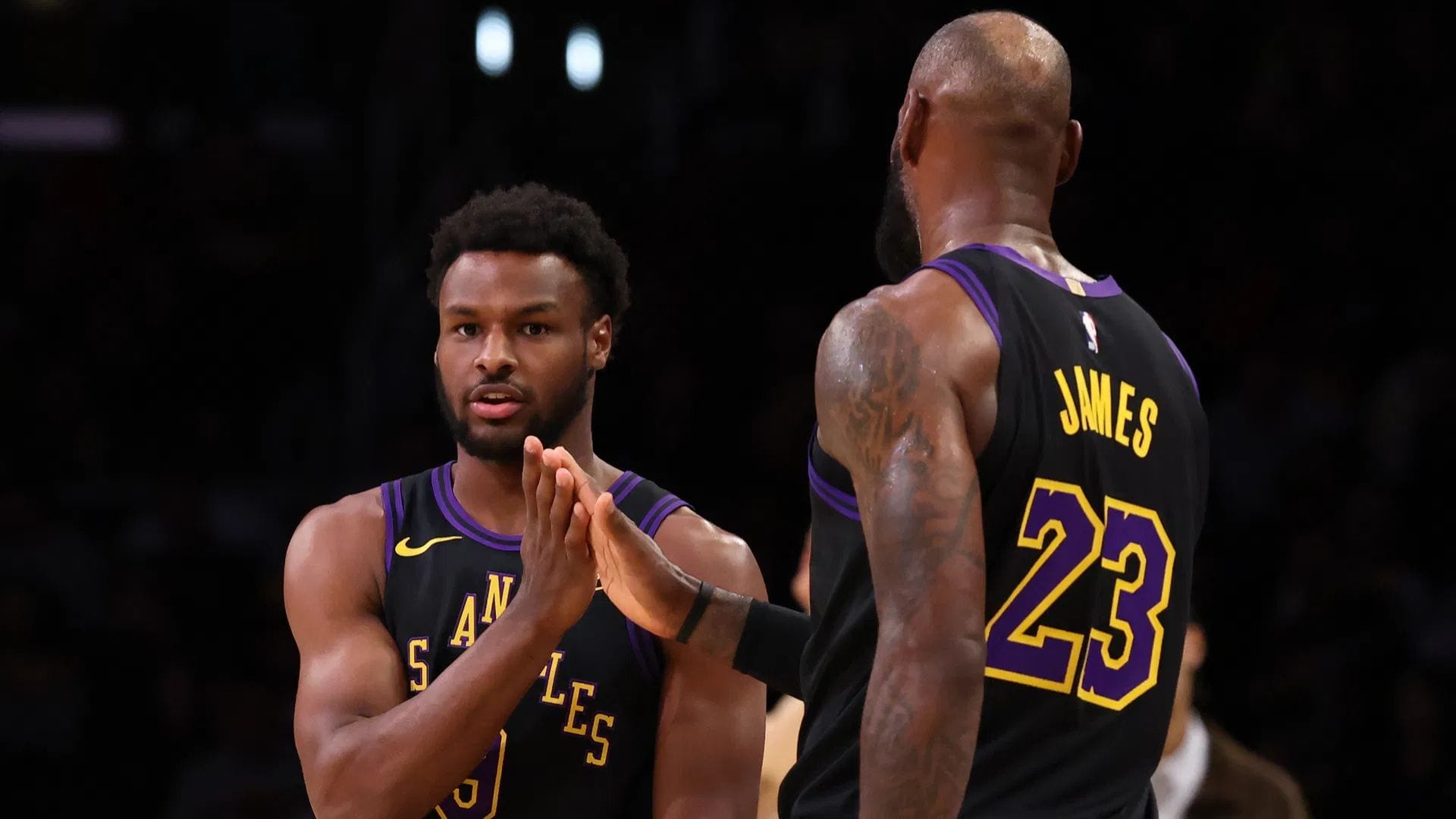 "Bronny is the best James ever": Fans hail Bronny James after LeBron James' son auditions for more minutes with wild performance