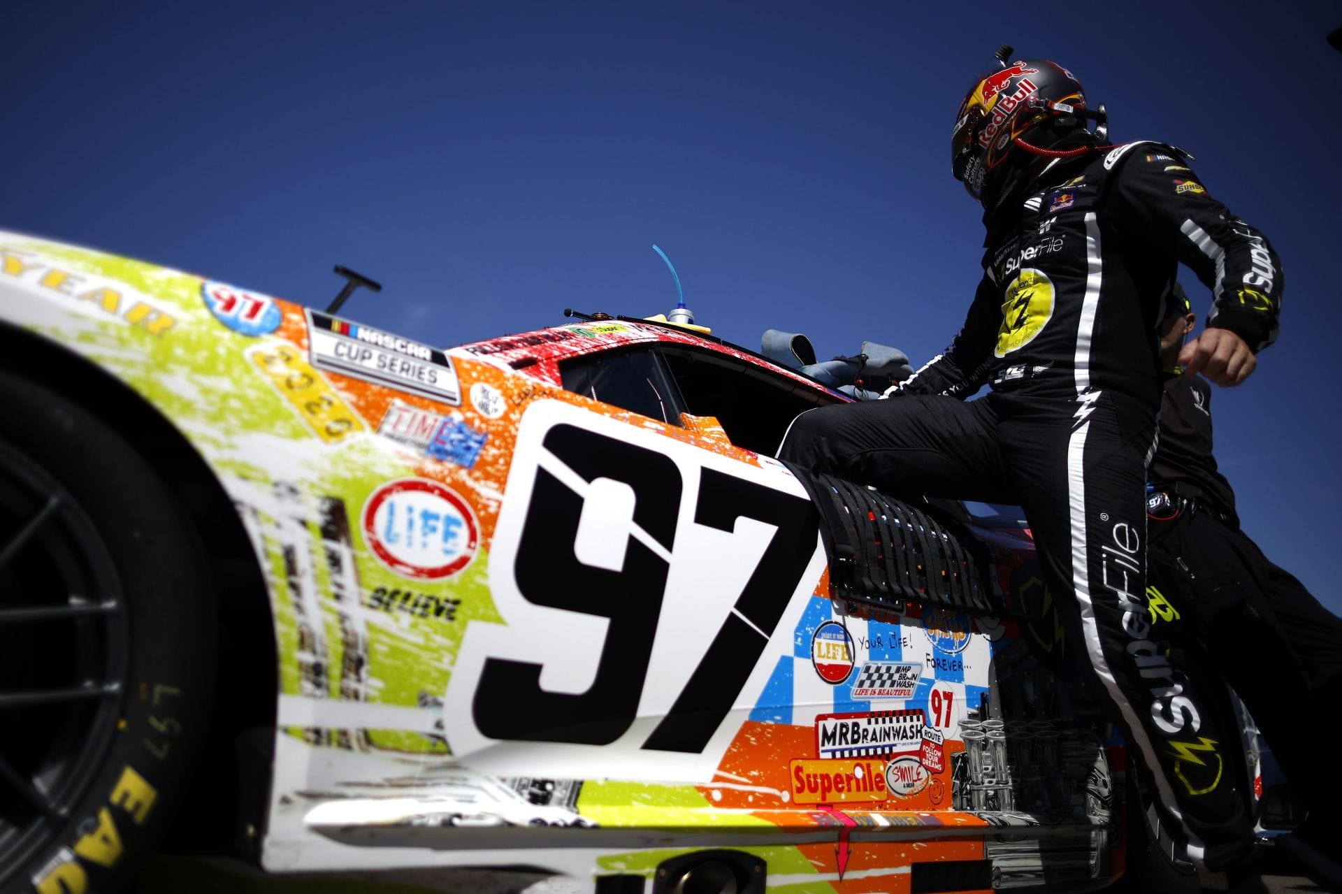 Watch: Trackhouse star Shane van Gisbergen makes breathtaking save at NASCAR Pennzoil 400