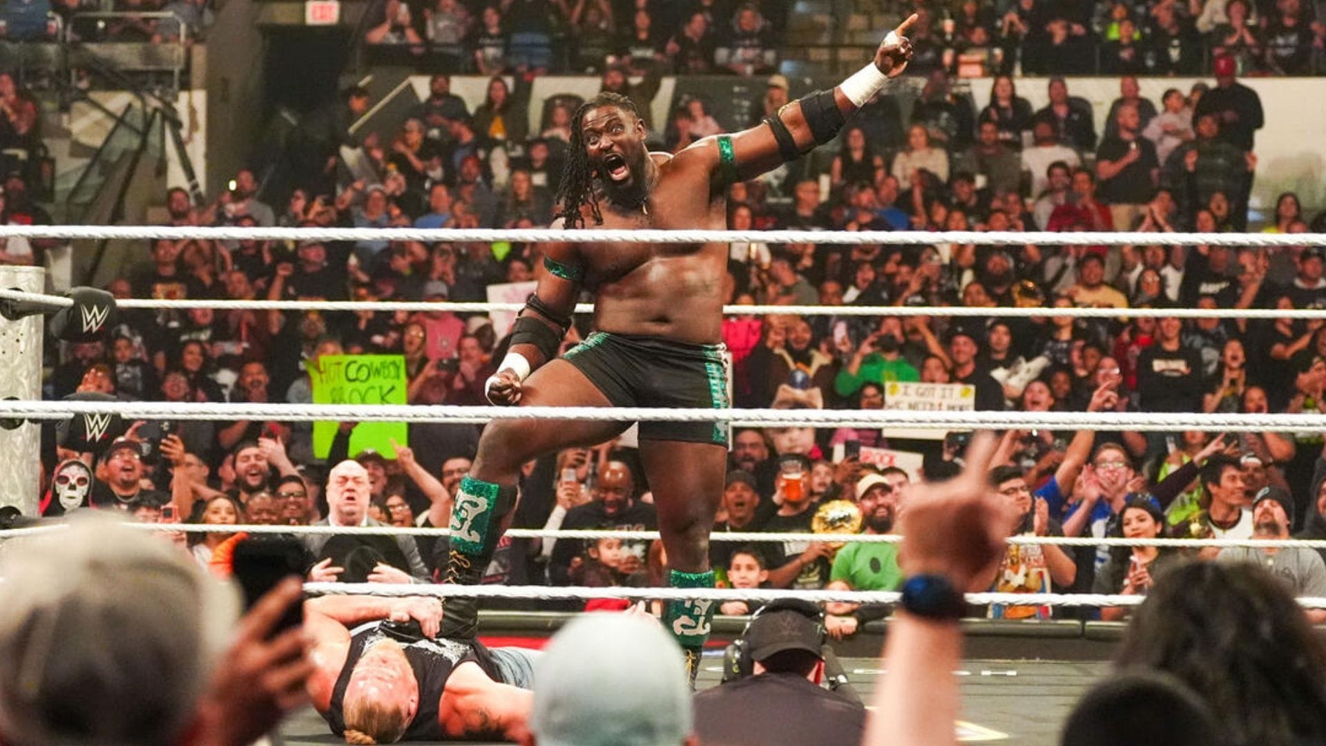 Oba Femi issues bold WWE Championship declaration following Brock Lesnar attack
