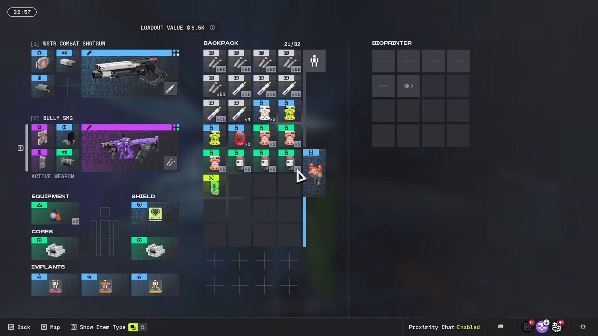 Vandal loadout in Marathon (Image via Bungie|| YouTube/@Zylbrad)