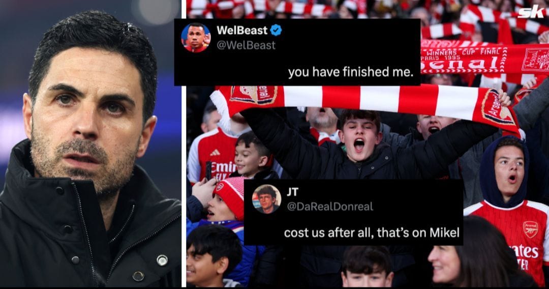 “You have finished me”, “Are you stupid?” – Fans slam Arsenal star after Carabao Cup final loss to Manchester City