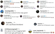 Screenshots courtesy: @ufc on Instagram
