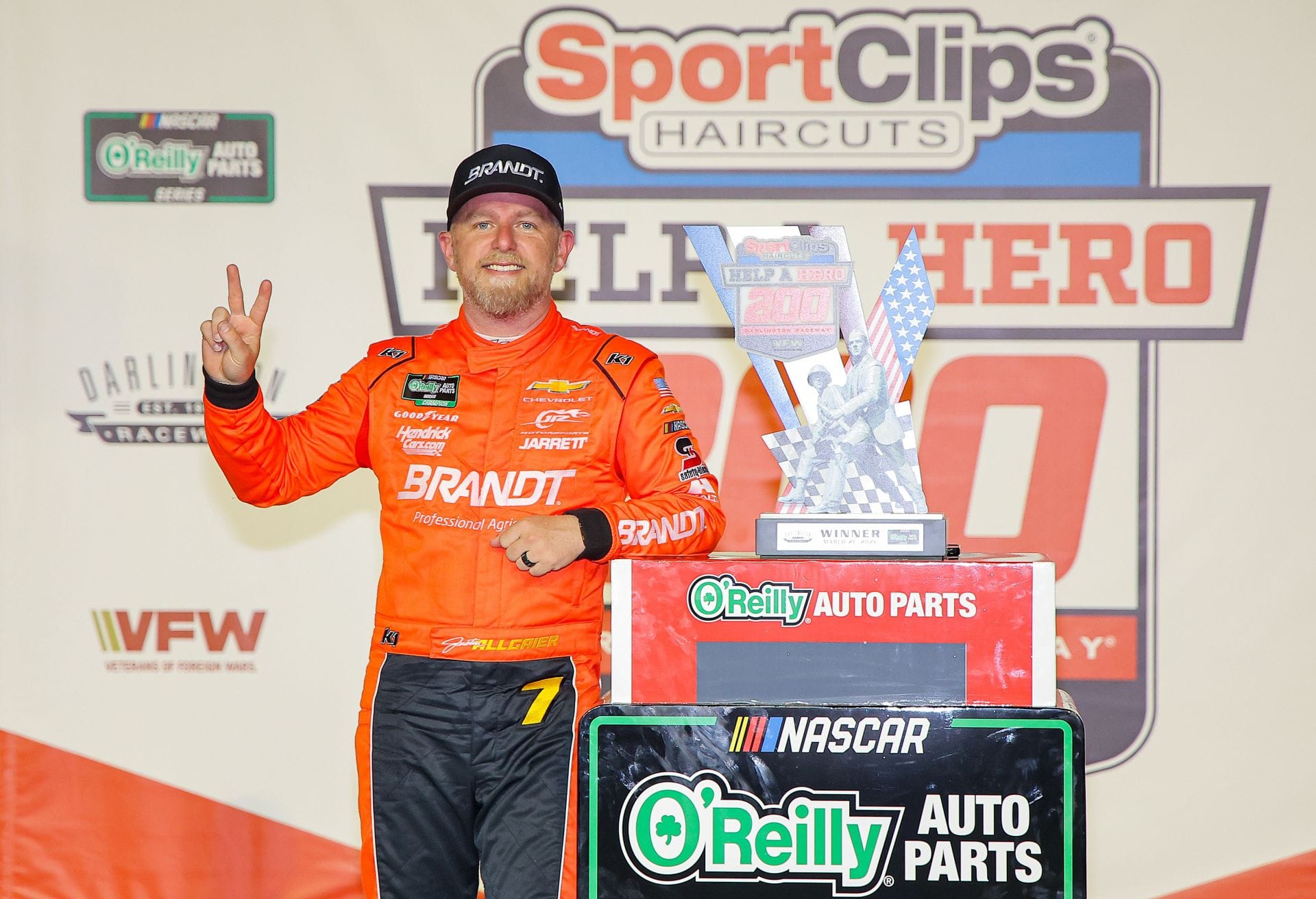 NASCAR O’Reilly Auto Parts Series 2026: Full race results of Sport Clips Haircuts VFW Help a Hero 200 at Darlington Raceway