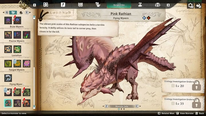Pink Rathian Weapons How to get Rathian and its weaknesses in Monster Hunter Stories 3