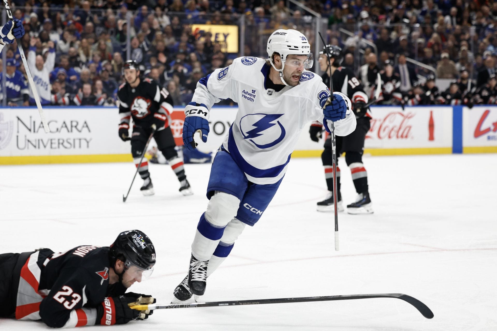 "Should be suspended": NHL fans react as Brandon Hagel hammers Rasmus ...