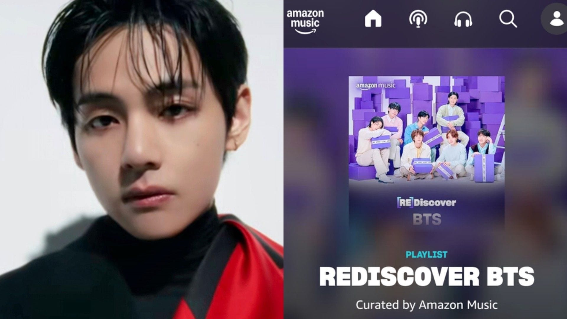 "Sabotaging taehyung and his music openly"- Fans slam BigHit over alleged exclusion of V's songs from Amazon Music-curated BTS solo playlist