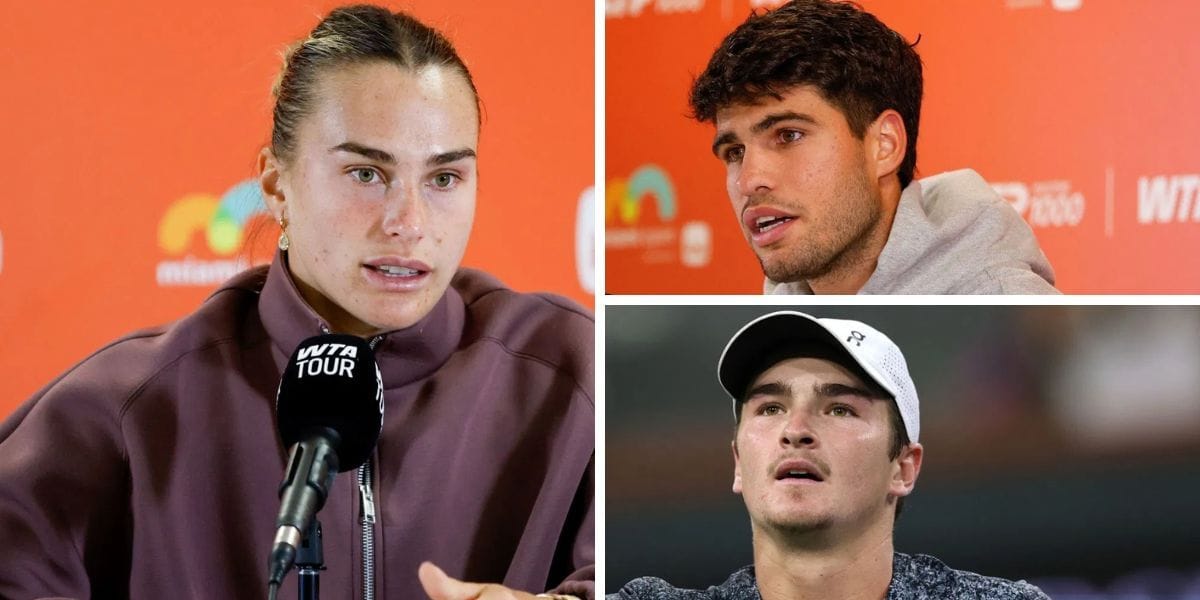 "What was the problem for Carlos Alcaraz & Joao Fonseca?" - Aryna Sabalenka calls out Miami Open director for almost canceling her 2R match