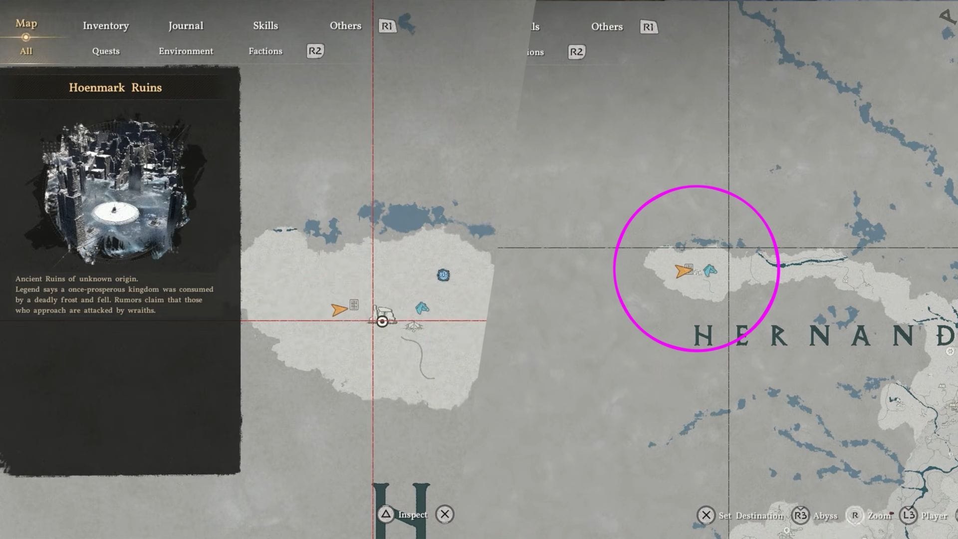 The cloak is locked behind a trap door on the roof of the ruins (Image via Pearl Abyss)