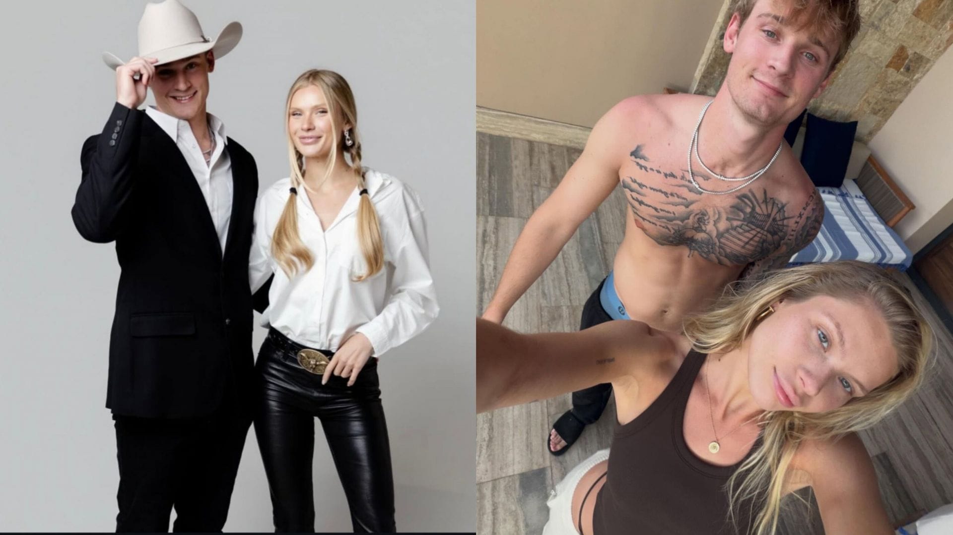 Jose Canseco's daughter Josie dons printed bikini on romantic tropical escape with Braves star AJ Smith-Shawver