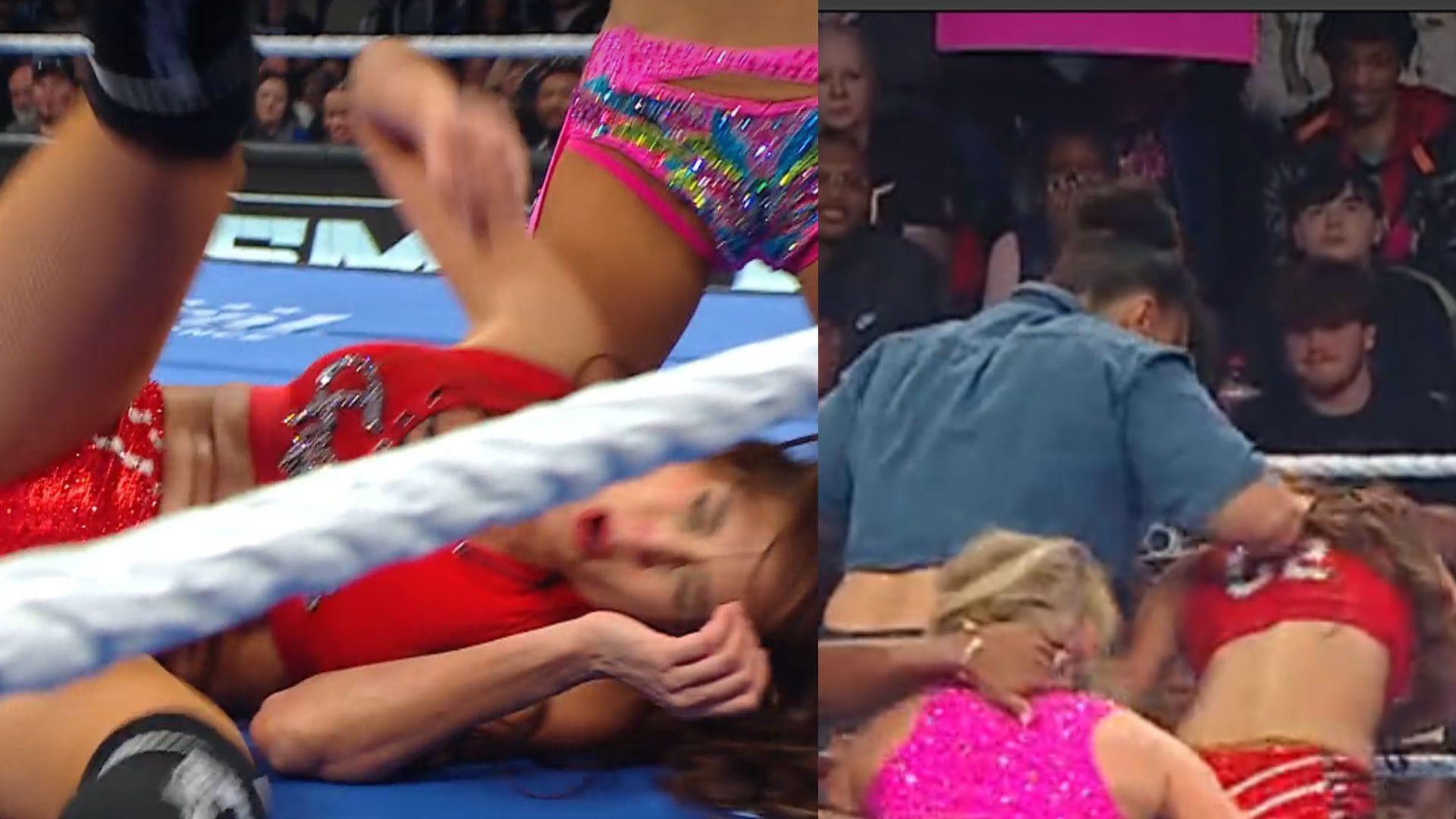 BREAKING: Nikki Bella Was Injured; Sent Message To Nia Jax & Was Thrown Out Of The Ring On WWE SmackDown - Reports