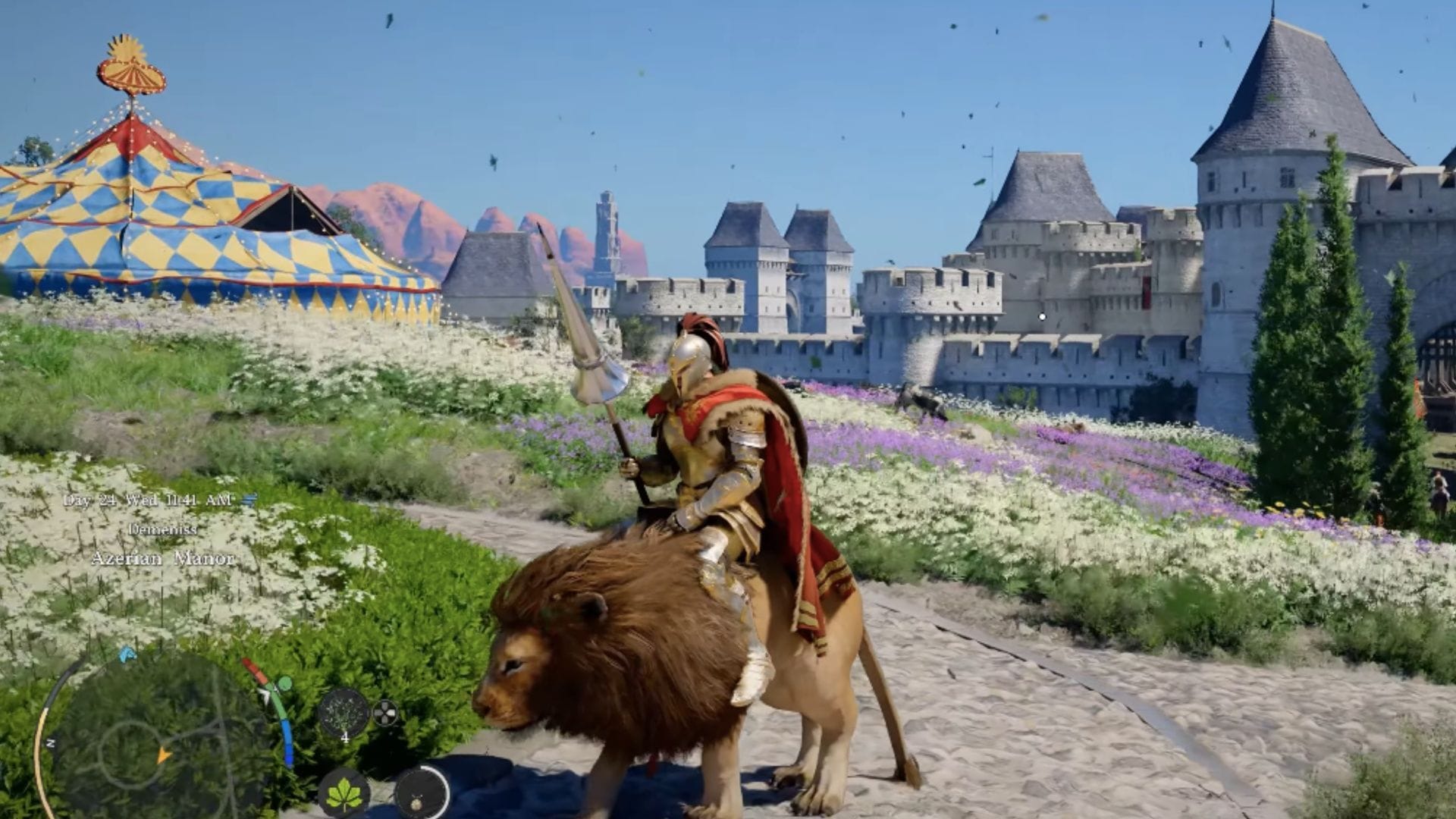 How to use Lion as a mount in Crimson Desert