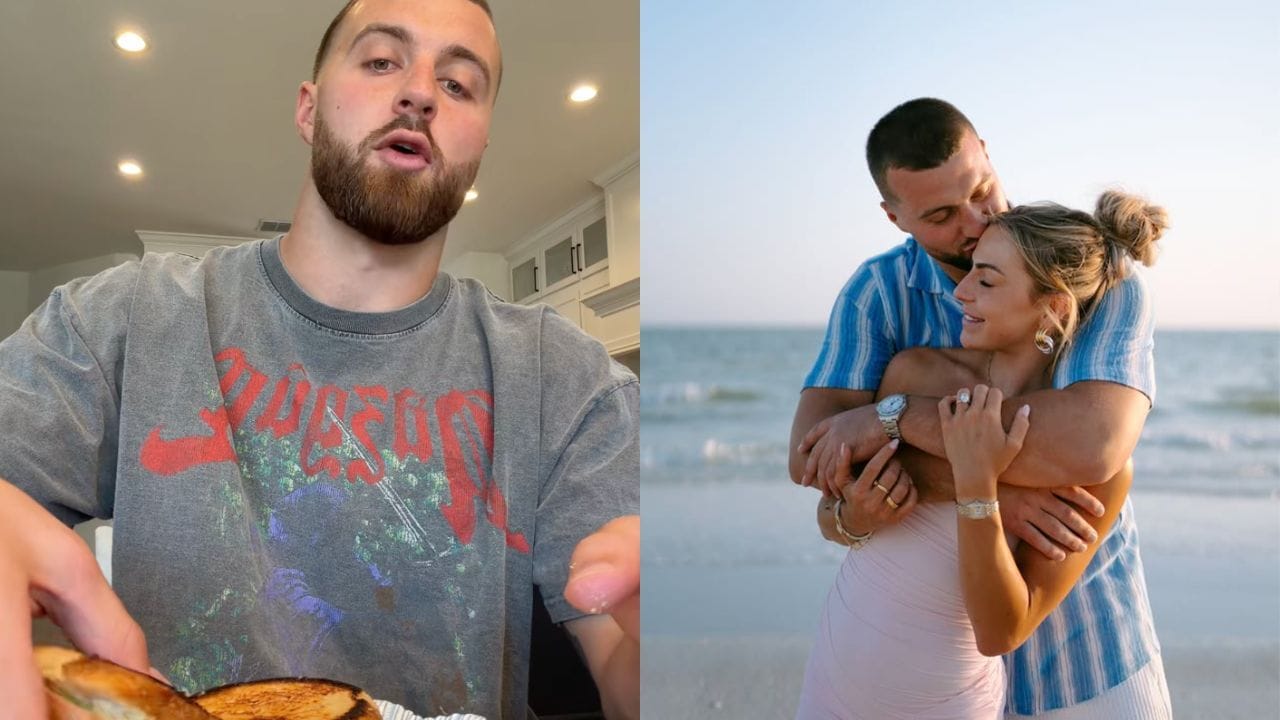 “She’ll kick your a*s on the court”: Jake Ferguson issues bold warning before testing Haley Cavinder’s sandwich