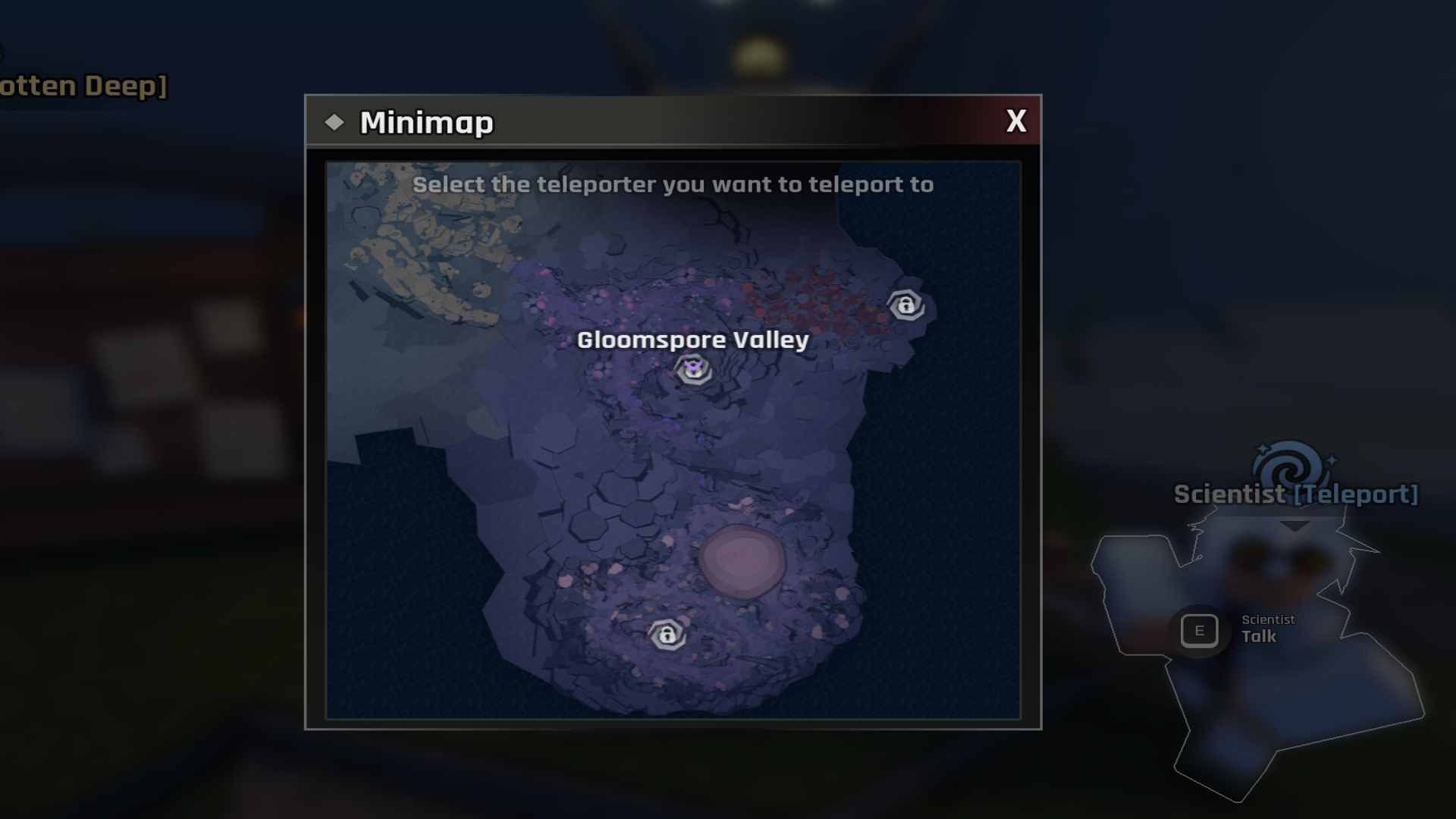 Check the minimap to find this location (Image via Roblox)