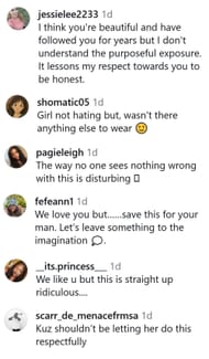 Fans comment on Winnie Harlow's outfit. (Image via Instagra/@winnieharlow)