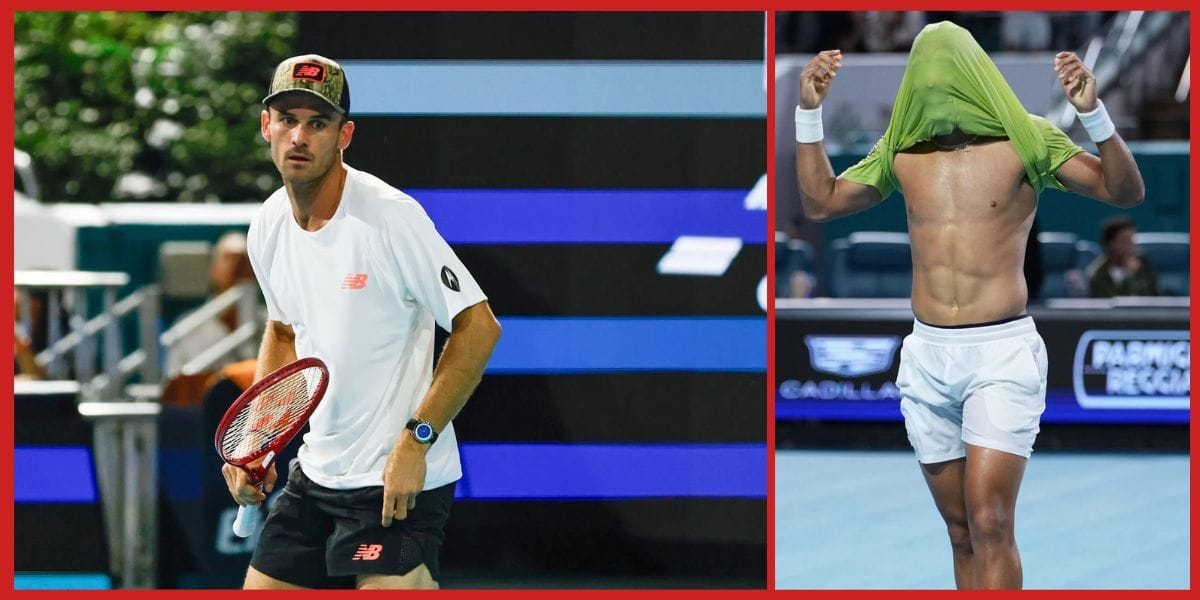 WATCH: Arthur Fils' epic reaction & net interaction with Tommy Paul after stunning American at Miami Open from 5 match points down