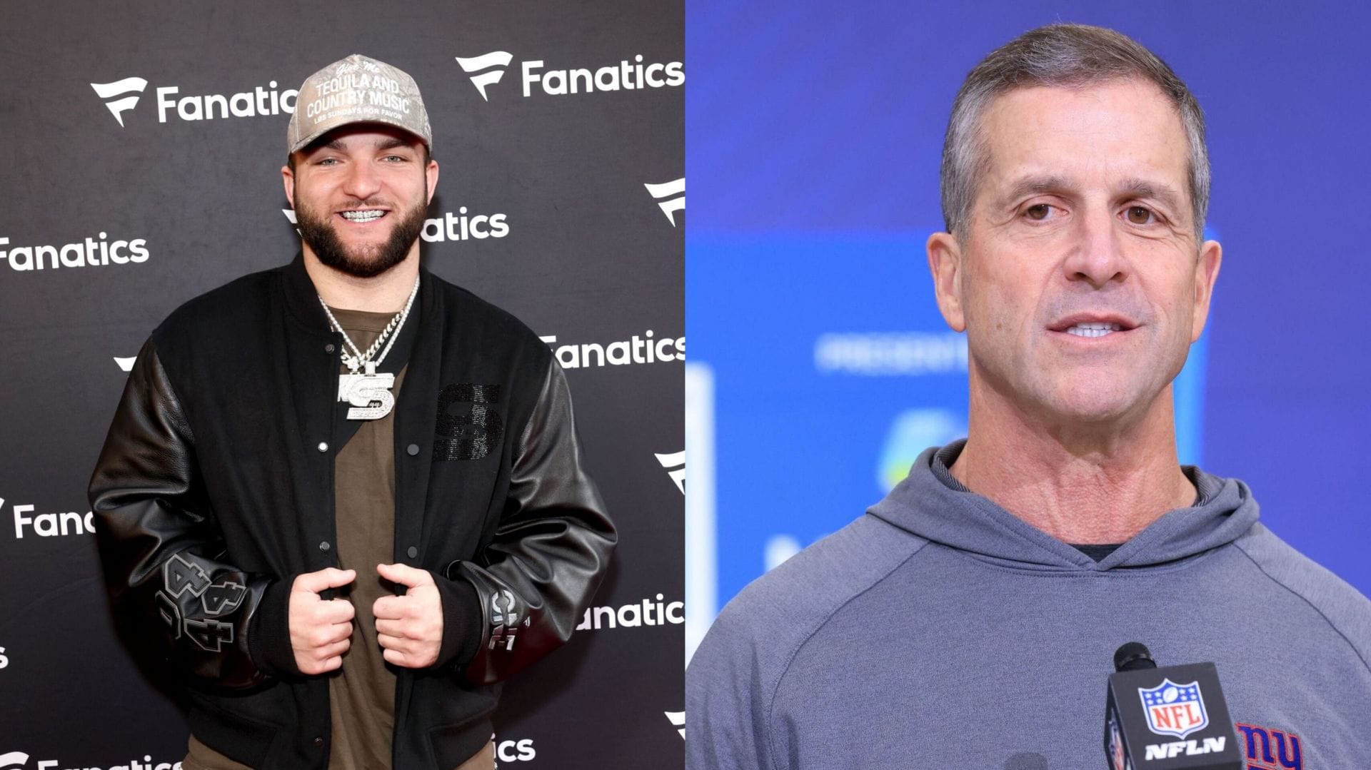 “John Harbaugh definitely drafting Jeremiyah Love now”: NFL fans react as Cam Skattebo sneaks up on Giants HC at Arizona State Pro Day