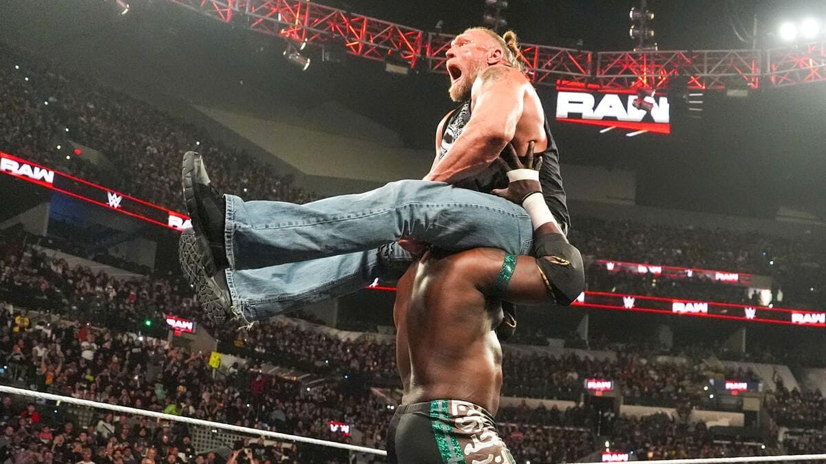 "I don't want to wait 33 days" - WWE legend finally reacts to Oba Femi attacking Brock Lesnar on Raw