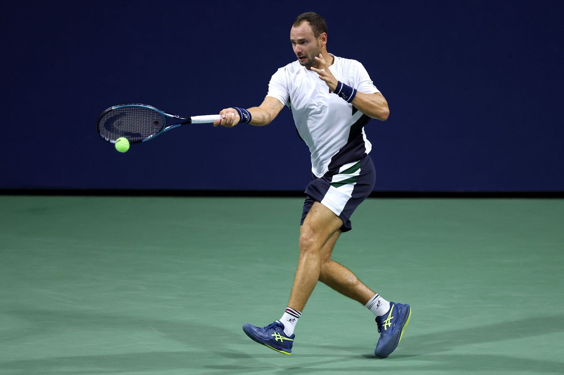 Safiullin at the 2025 US Open - Day 5 - Source: Getty