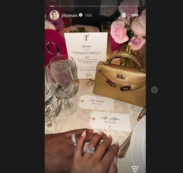 Deshaun Watson's wife Jilly Anais/@jillyanais