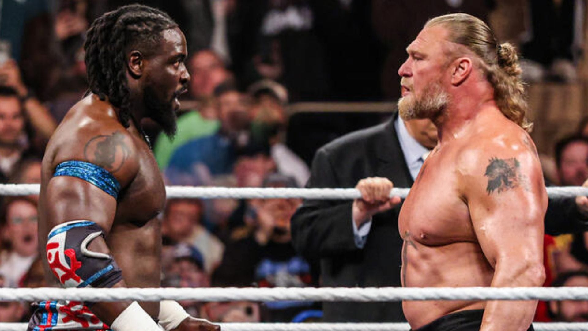 Oba Femi breaks silence after his contract signing with Brock Lesnar gets canceled on WWE RAW 